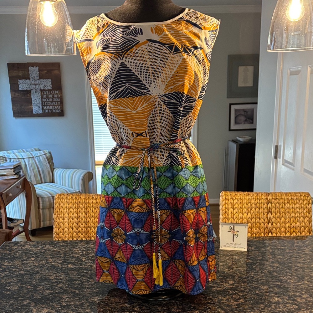 Jealous Tomato Multicolor Geometric Mini Dress